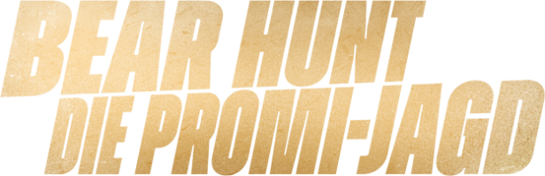 Das Logo des Films „Bear Hunt – Die Promi-Jagd“.