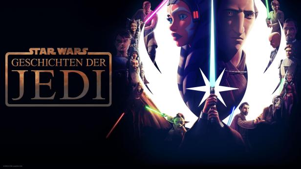 Das Poster für „Star Wars: Geschichten der Jedi“ zeigt verschiedene Jedi-Charaktere.