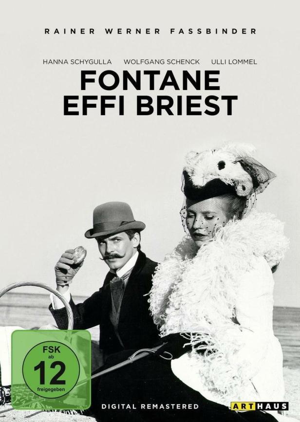 Das Filmplakat zu Rainer Werner Fassbinders „Fontane Effi Briest“ zeigt Hanna Schygulla und Wolfgang Schenck.