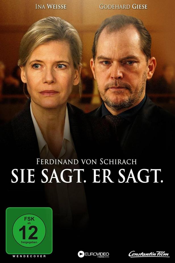 Das Filmplakat zu „Sie sagt. Er sagt.“ mit Ina Weisse und Godehard Giese.