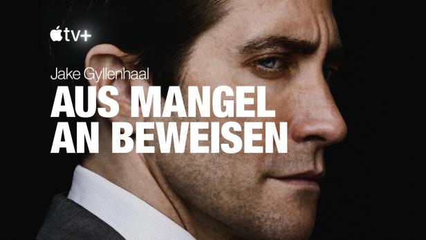 Porträt von Jake Gyllenhaal für die Apple TV+ Serie „Aus Mangel an Beweisen“.