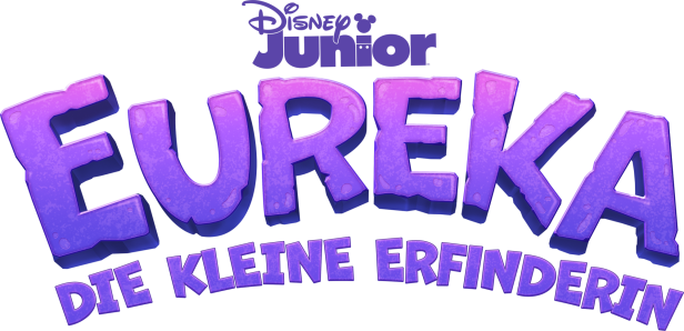 Das Logo der Disney Junior Serie „Eureka! Die kleine Erfinderin“.