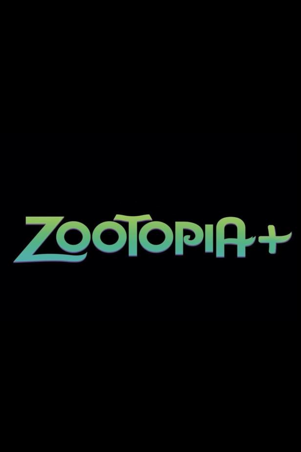Das Logo von „Zoootopia+“ vor einem schwarzen Hintergrund.