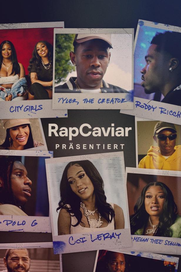 Das Cover von „RapCaviar“ zeigt Fotos von City Girls, Tyler the Creator, Roddy Ricch, Polo G, Coi Leray, Megan Thee Stallion und anderen.