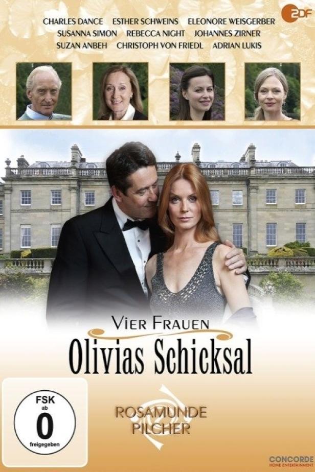Das Cover des Films „Vier Frauen – Olivias Schicksal“ nach Rosamunde Pilcher.
