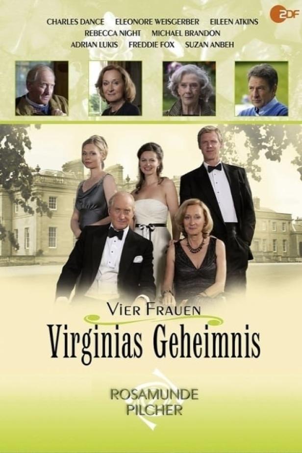 Das Filmplakat zu „Vier Frauen und Virginias Geheimnis“ mit den Hauptdarstellern.
