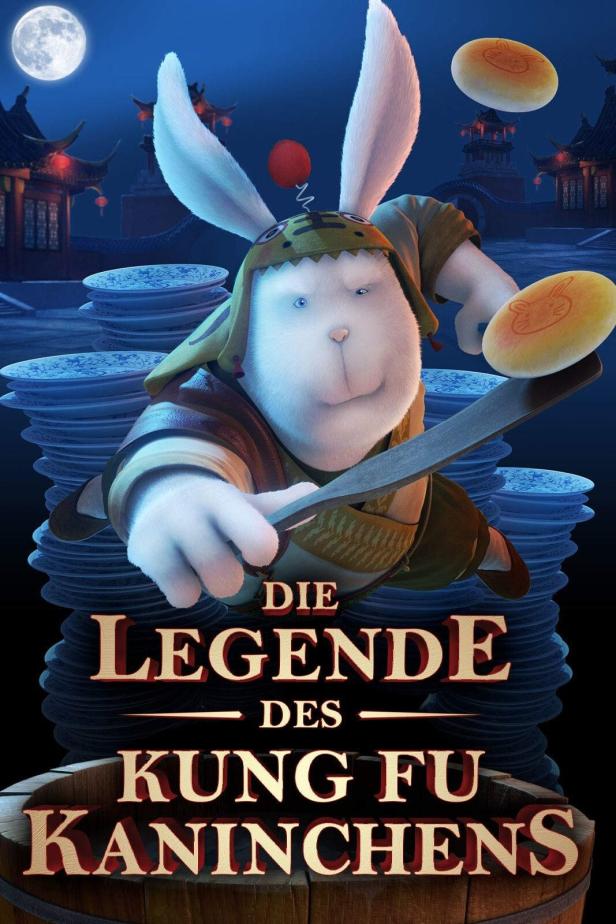Poster für den Animationsfilm „Die Legende des Kung Fu Kaninchens“.