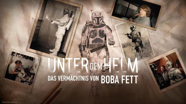 Das Vermächtnis von Boba Fett, dargestellt durch Skizzen und Fotos.