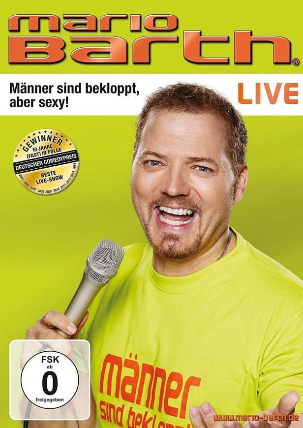 Das Cover von Mario Barths Live-Show „Männer sind bekloppt, aber sexy!“.