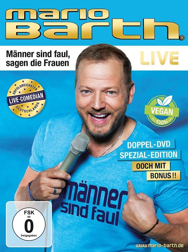 Das Cover der Live-DVD „Männer sind faul, sagen die Frauen“ von Mario Barth.