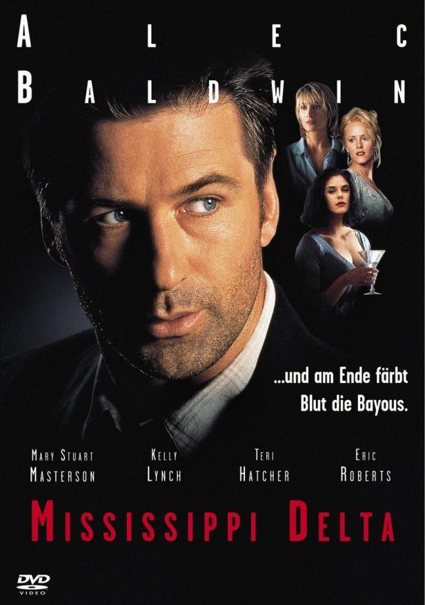 Das Filmplakat für „Mississippi Delta“ zeigt Alec Baldwin und andere Darsteller.