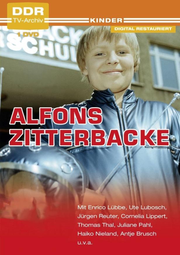 Das Cover der DVD „Alfons Zitterbacke“ mit dem jungen Hauptdarsteller.