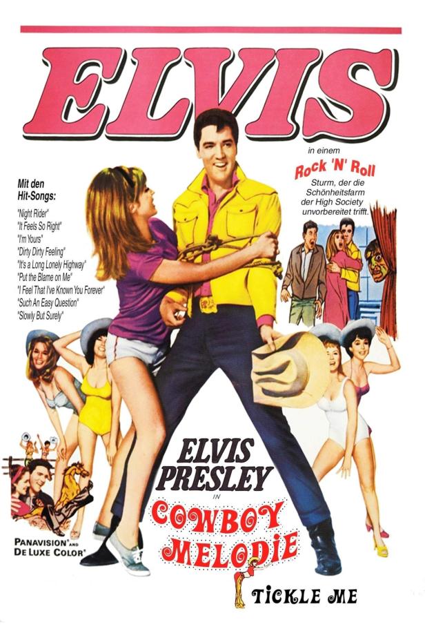 Das Filmplakat für „Cowboy-Melodie“ mit Elvis Presley in der Hauptrolle.