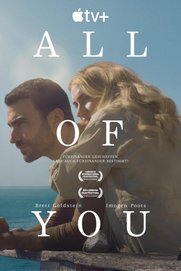 Das Filmplakat für „All of You“ mit Brett Goldstein und Imogen Poots.
