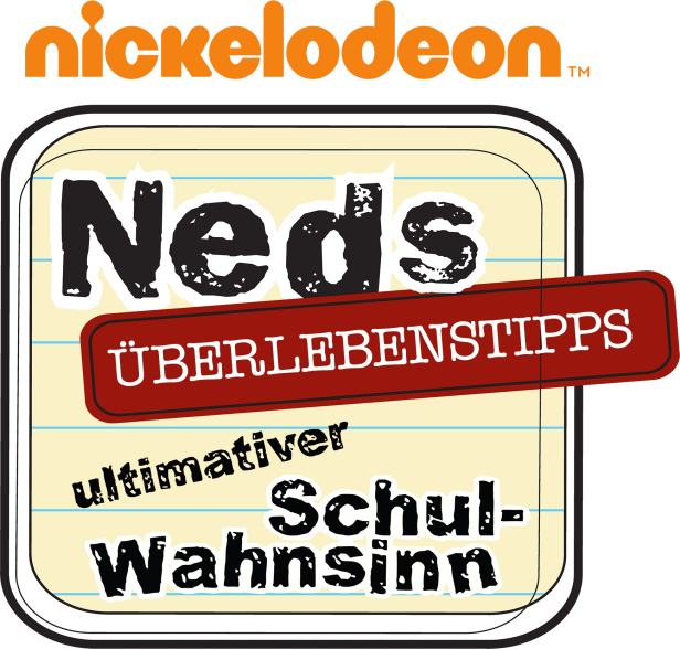 Logo der Nickelodeon-Serie „Neds ultimativer Schulwahnsinn“.