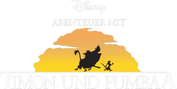 Logo der Disney-Serie „Abenteuer mit Timon und Pumbaa“.
