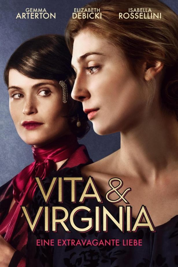 Das Filmplakat für „Vita & Virginia“ zeigt Gemma Arterton und Elizabeth Debicki.