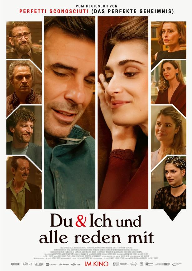 Das Filmplakat für „Du & Ich und alle reden mit“ zeigt die Hauptdarsteller und den Filmtitel.