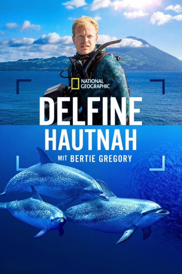 Das National Geographic-Cover zeigt Bertie Gregory und Delfine.