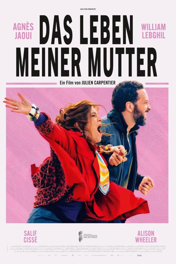 Das Filmplakat zu „Das Leben meiner Mutter“ mit Agnès Jaoui und William Lebghil.