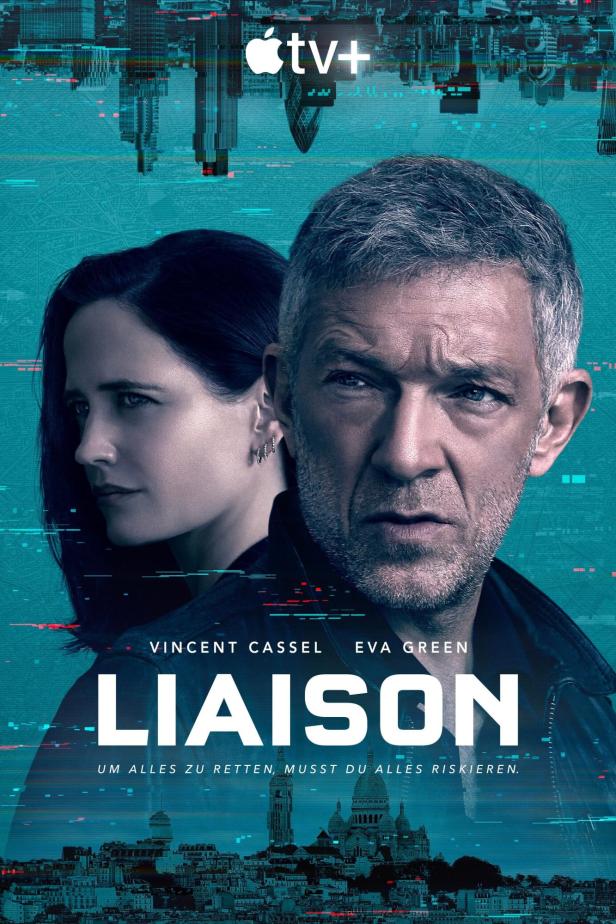 Das Filmplakat für „Liaison“ mit Vincent Cassel und Eva Green.