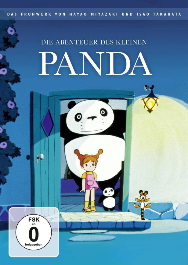 Das Cover des Films „Die Abenteuer des kleinen Panda“ von Hayao Miyazaki und Isao Takahata.