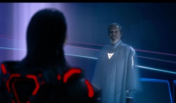 Jeff Bridges in der Tron-Welt