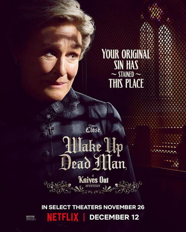 Glenn Close in ihrer Filmrolle im Beichtstuhl