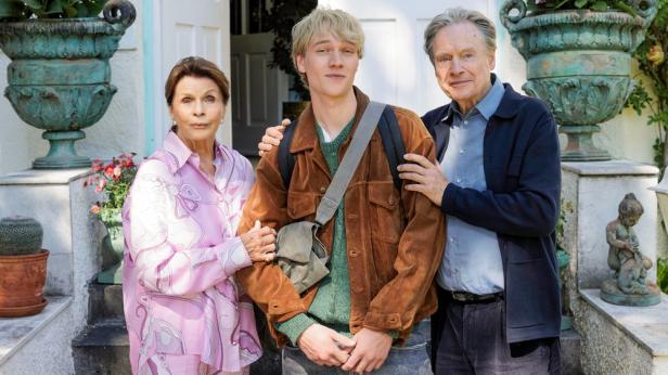 Senta Berger, Bruno Alexander und Michael Wittenborn in ihren Filmrollen