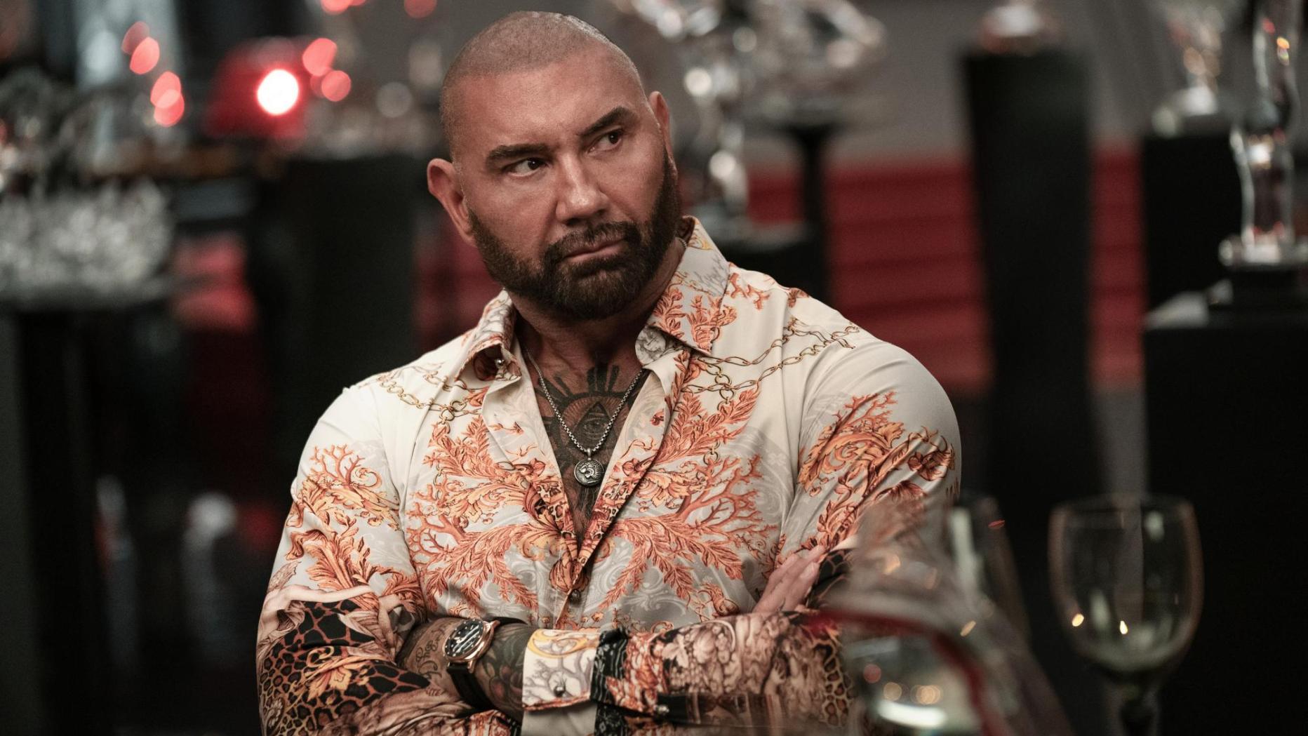 DCnautas - Dave Bautista, durante sua presença na #JusticeCon