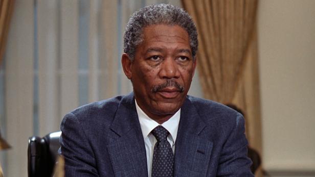 Und auch hier: Ein Felsbrocken verdirbt dem Präsidenten den Tag. Morgan Freeman hat es als Staatsoberhaupt Tom Beck in &quot;Deep Impact&quot; mit einem Asteroiden zu tun, der auf die Erde zurast.