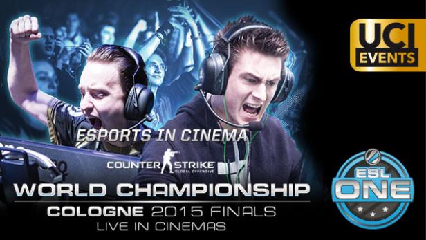 Zwei eSport-Spieler während der Counter-Strike-Weltmeisterschaft in Köln 2015.