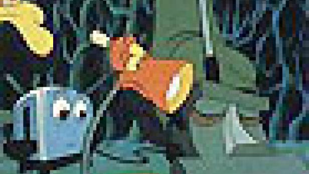 Verschiedene animierte Haushaltsgeräte stehen zusammen.