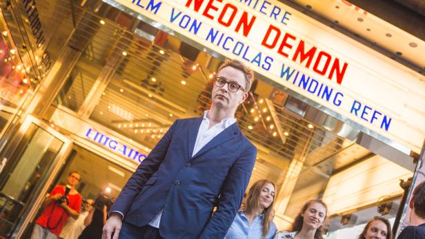Nicolas Winding Refn bei der Premiere von &quot;The Neon Demon&quot; im Gartenbaukino