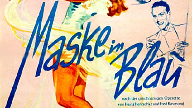 Maske in Blau