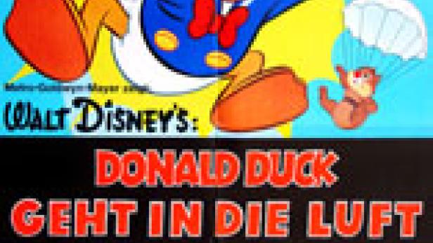 Donald Duck geht in die Luft