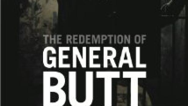 Das Filmplakat für „The Redemption of General Butt Naked“ zeigt eine Person hinter Gittern.