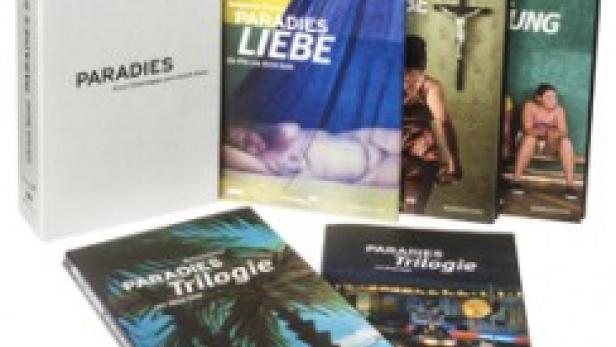 Die „Paradies“-Trilogie von Ulrich Seidl als DVD-Box.
