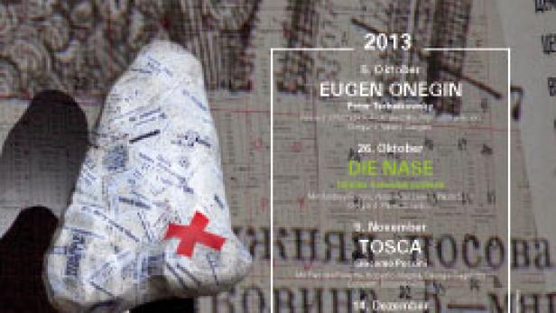 Ein Werbeplakat für die „Met Opera: Live im Kino“-Reihe im Jahr 2013.