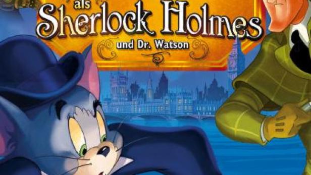 Tom und Jerry als Sherlock Holmes und Dr. Watson