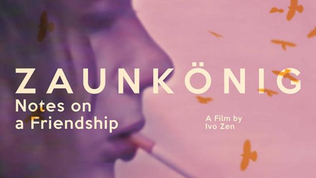 Das Filmplakat für „Zaunkönig: Notes on a Friendship“ zeigt ein Porträt mit einer Zigarette im Mund.