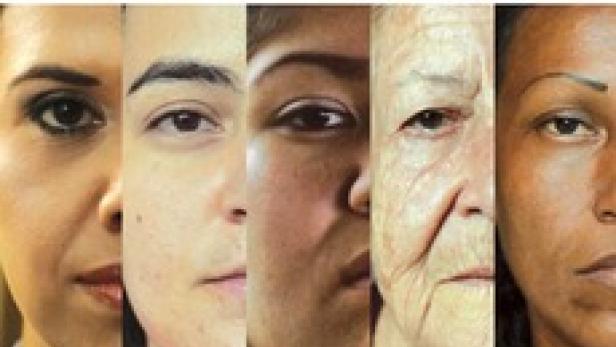 Das Filmplakat für „Women of the Venezuelan Chaos“ zeigt fünf venezolanische Frauen unterschiedlichen Alters.