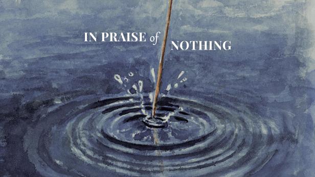 Das Filmplakat für „In Praise of Nothing“ zeigt einen Pfeil, der ins Wasser gefallen ist.