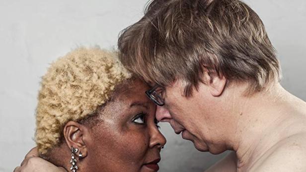 Das Filmplakat für „The Artist & The Pervert“ zeigt Mollena Williams-Haas und Georg Friedrich Haas.