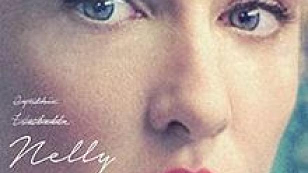 Nahaufnahme des Filmplakats für „Nelly“ mit der Schauspielerin Sophie Desmarais.