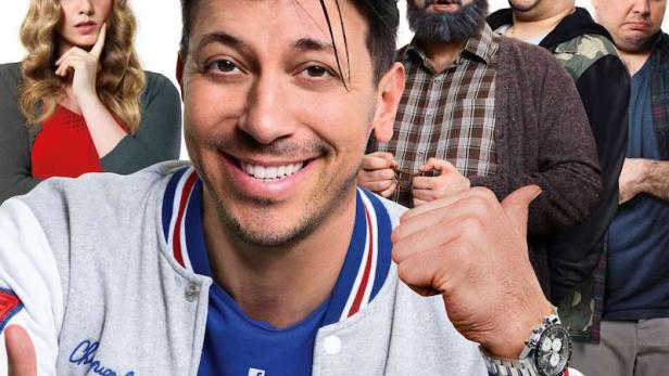 Das Filmplakat für „Hollywoodtürke“ zeigt den Hauptdarsteller und weitere Schauspieler.