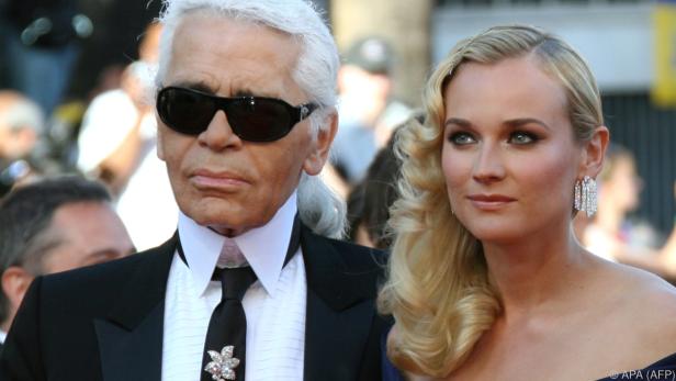 Kruger wollte Lagerfeld noch ihre Tochter vorstellen.