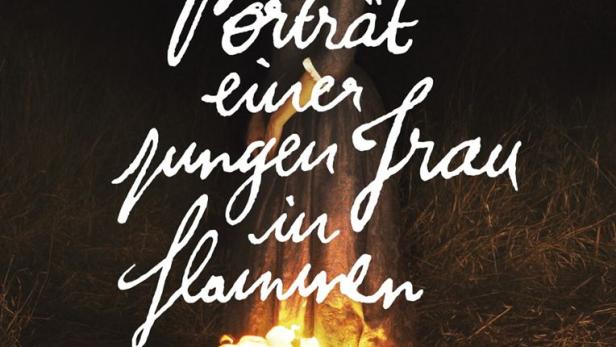 Porträt einer jungen Frau in Flammen