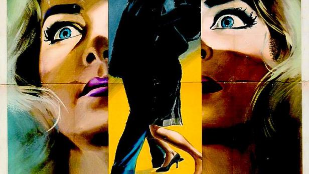 Das Filmplakat für „La Ragazza che sapeva troppo“ zeigt eine stilisierte, spannungsgeladene Szene.