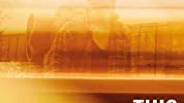 Das Filmplakat für „This Train I Ride“ zeigt eine verschwommene Zugszene.